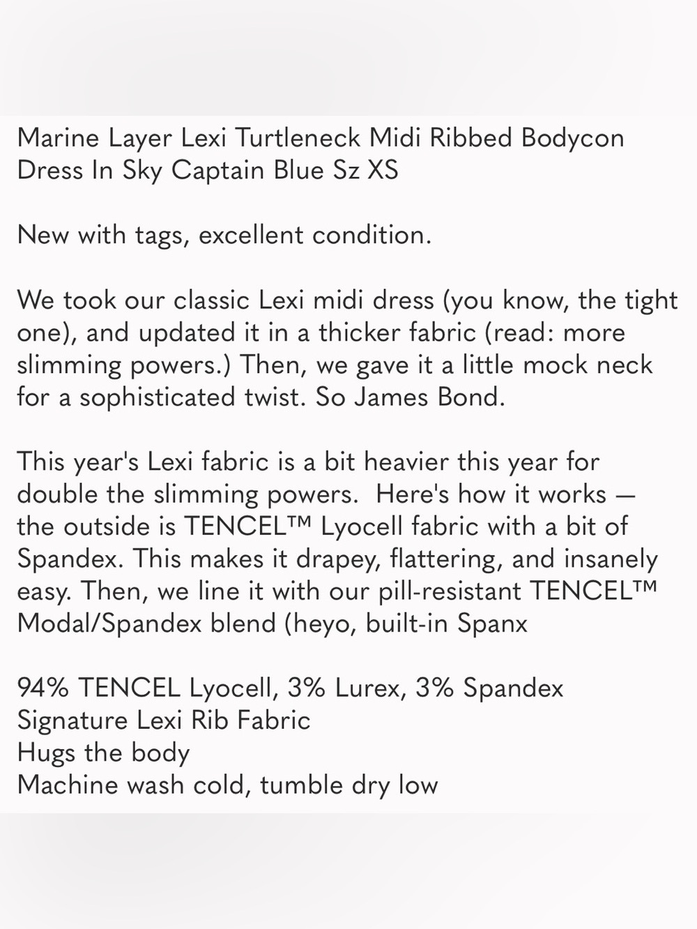 MARINE LAYER LEXI DRESS NWOT - Picture 11 of 11